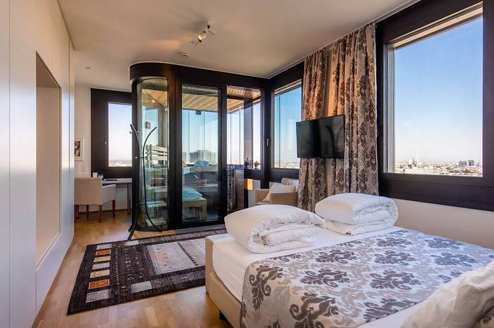 Ganze Wohnung, Panorama-Suite mit Blick über Wien in Hernals, Wien