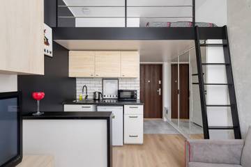 Studio für 2 Personen, kinderfreundlich in Krakau