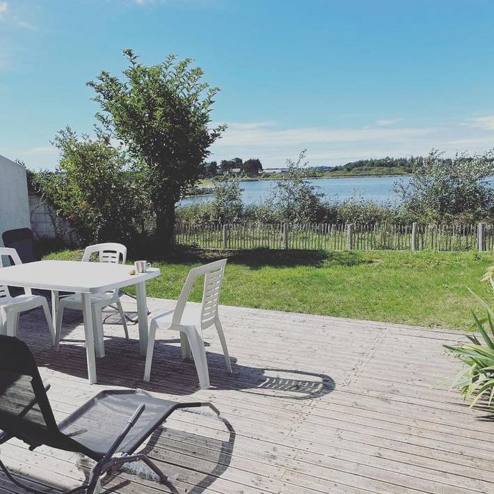 Location de vacances pour 8 personnes, avec vue sur le lac et jardin ainsi que vue et terrasse à Île-Tudy - 3