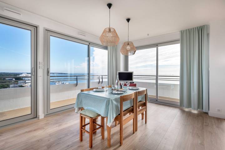 Location de vacances pour 4 personnes, avec balcon à La Baule-Escoublac