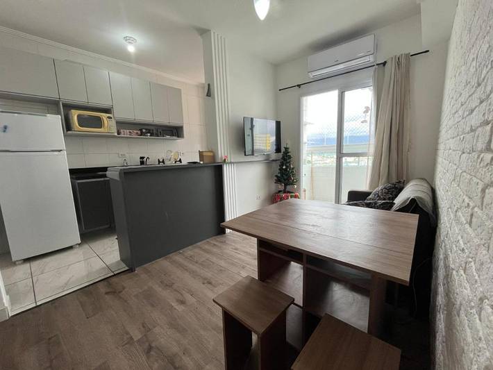 Casas e apartamentos de temporada para 6 pessoas, com balcão em Vila Mirim (Praia Grande)