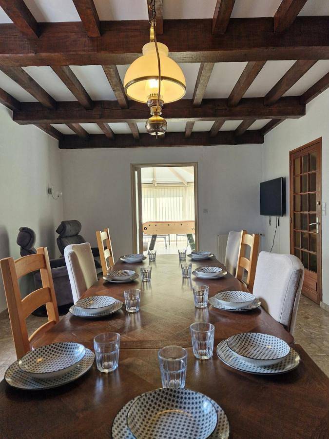 Location de vacances pour 9 personnes, avec piscine et terrasse à Marcey-les-Grèves - 4