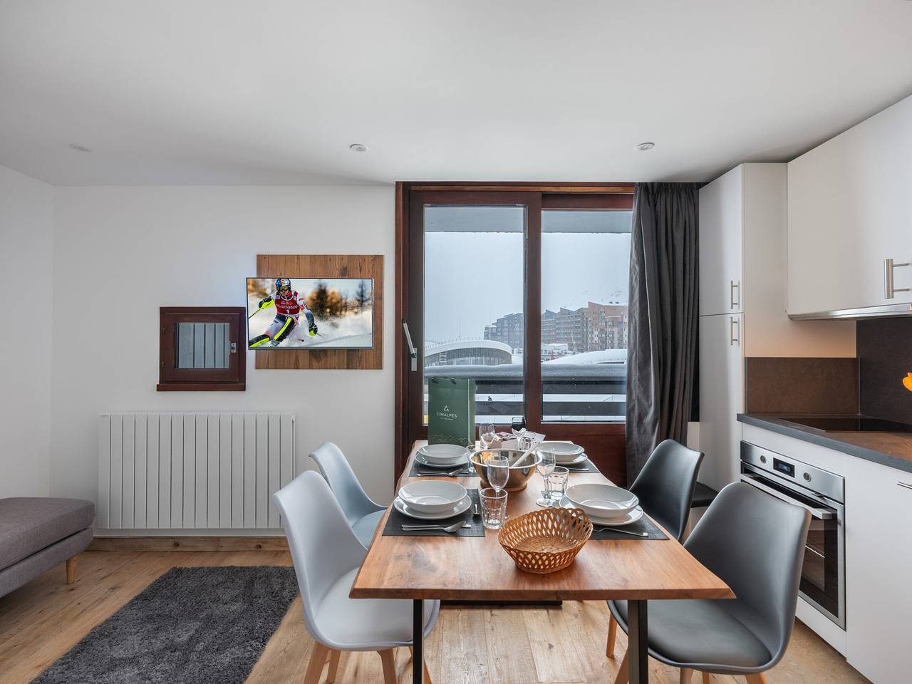 Appartamento intero, Renovated Ski-In/Ski-Out Apartment in the Heart of Val Thorens in Val Thorens, Le tre valli