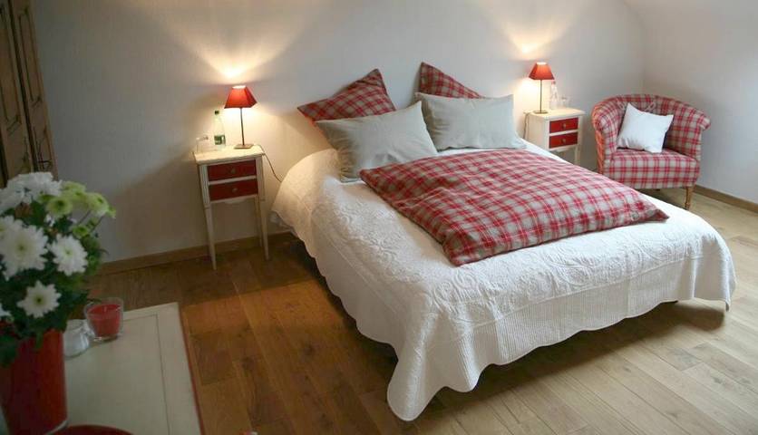 Chambre d’hôte pour 2 personnes, avec Terrasse ainsi que Jardin et Vue