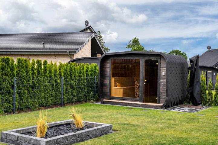 Ferienhaus für 6 Personen, mit Garten und Sauna