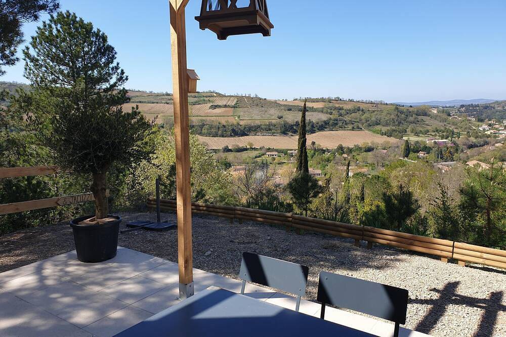 Studio \"Chenin\" on the heights of Limoux in Cournanel, Limoux region