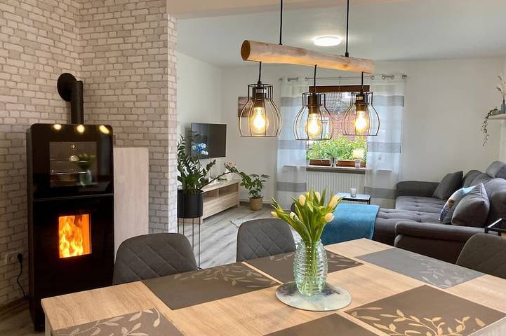 Ferienhaus für 6 Personen, mit Terrasse und Garten in Oberndorf-Oste