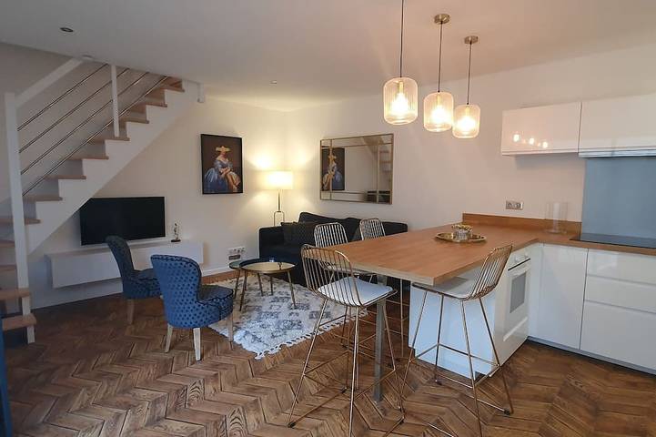 Maison de vacances pour 5 personnes, avec terrasse à Tours