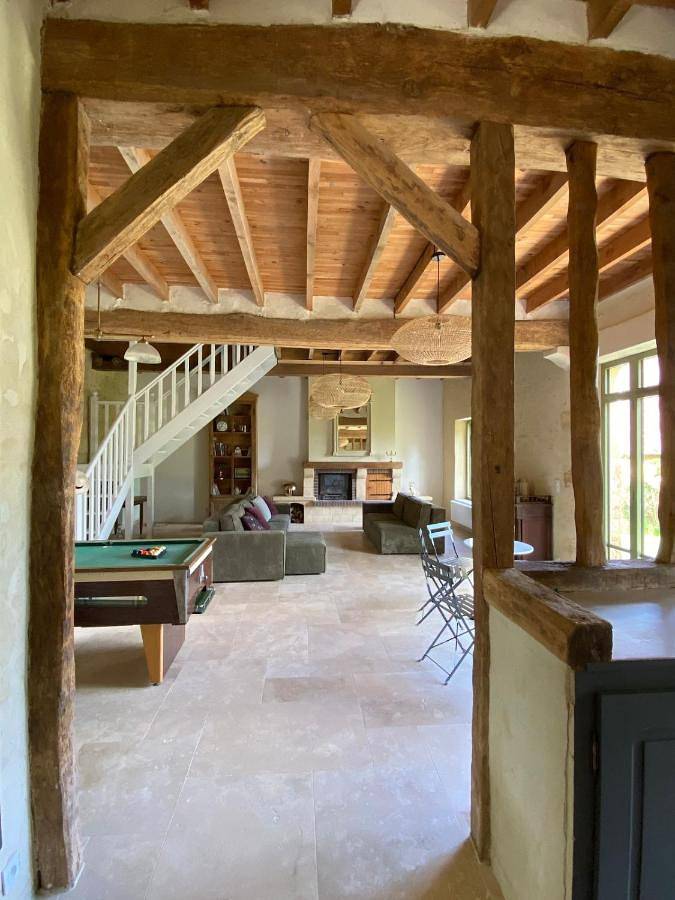 Location de vacances pour 11 personnes, avec jardin ainsi que terrasse et vue à Le Gué-de-la-Chaîne - 4