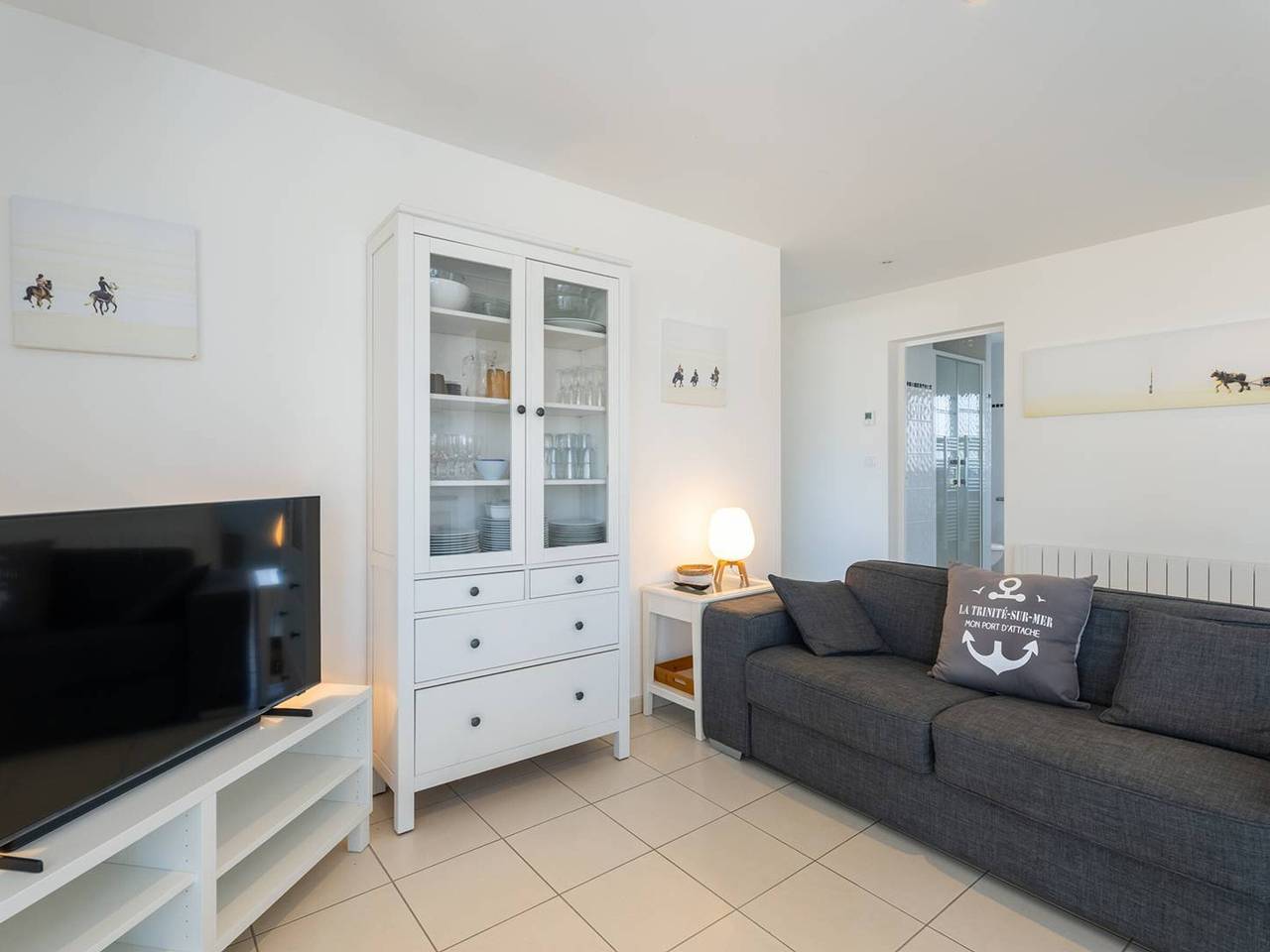 Apartamento entero, Apartamento 3 piezas en La Trinité/Mer con terraza vista al mar in La Trinité-sur-Mer, Côte des Mégalithes