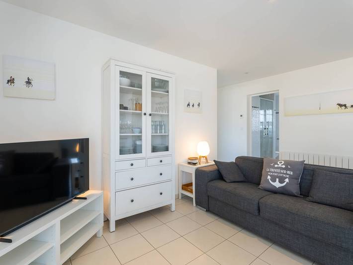 Apartamento entero, Apartamento 3 piezas en La Trinité/Mer con terraza vista al mar in La Trinité-sur-Mer, Côte des Mégalithes