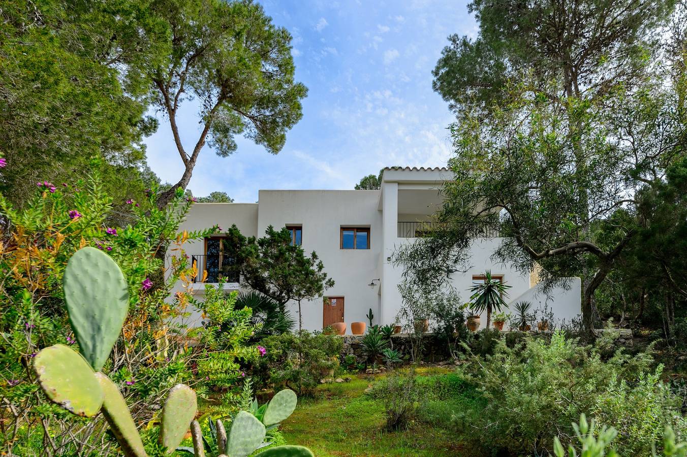 Casa de vacaciones "Juliarina" con vistas al mar, jardín y Wi-Fi in Cala Conta, Sant Josep de sa Talaia