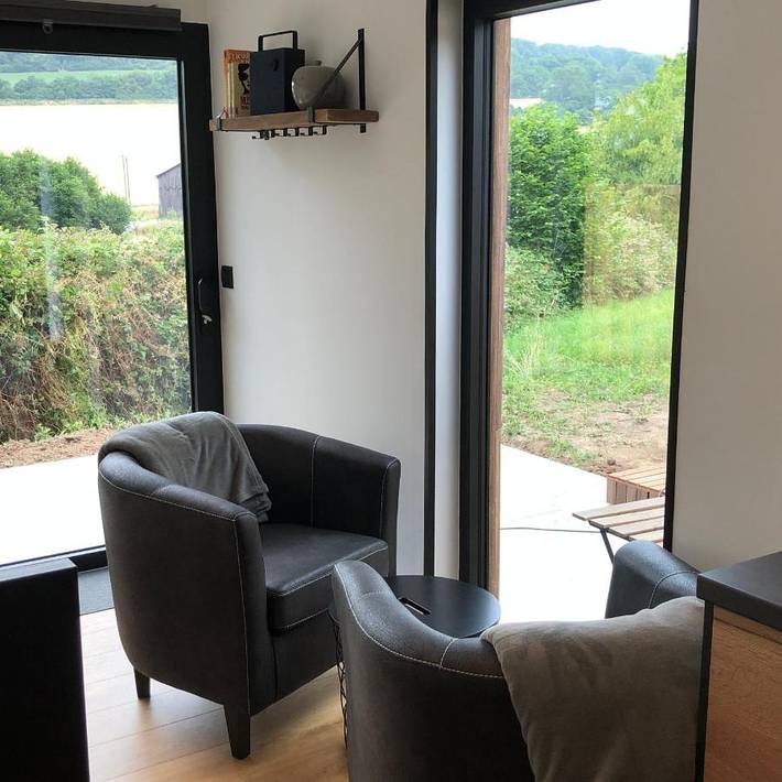 Location de vacances pour 2 personnes, avec piscine ainsi que vue et jardin dans Région de Namur - 2