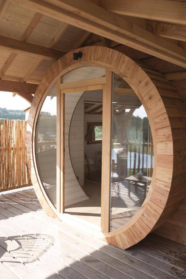 Tente pour 2 personnes, avec jardin et piscine ainsi que vue et sauna dans le Morbihan - 3