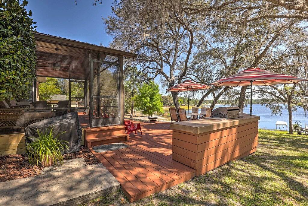 Neu! Lake Hutchinson Home - Bbq & Feuerstelle! in Clay County (FL)