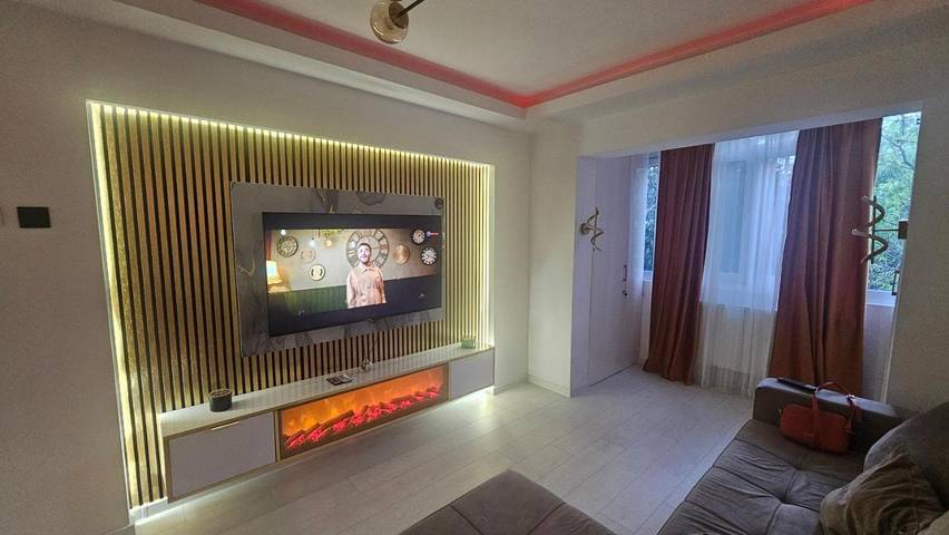 Gîte pour 4 personnes, avec balcon et vue, animaux acceptés dans Giurgiu