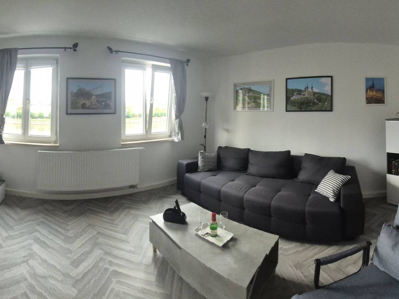 Ganze Wohnung, Fewo Festungsblick in Würzburg, Fränkisches Weinland