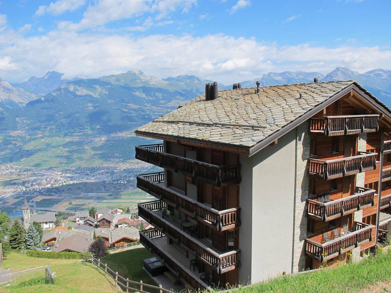 Apartamento vacacional entero, Apartamento de vacaciones para 9 personas con vistas in Veysonnaz, Alpes del Valais