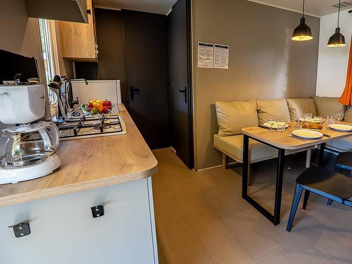 Camping Les Ballastières - Vosges du Sud - Mobilhome 4 personnes - Confort - 2 chambres in Champagney, Parc naturel régional des Ballons des Vosges