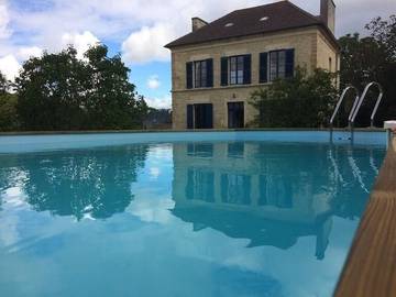 Gîte pour 10 personnes, avec jardin ainsi que terrasse et piscine dans Percy-en-Auge