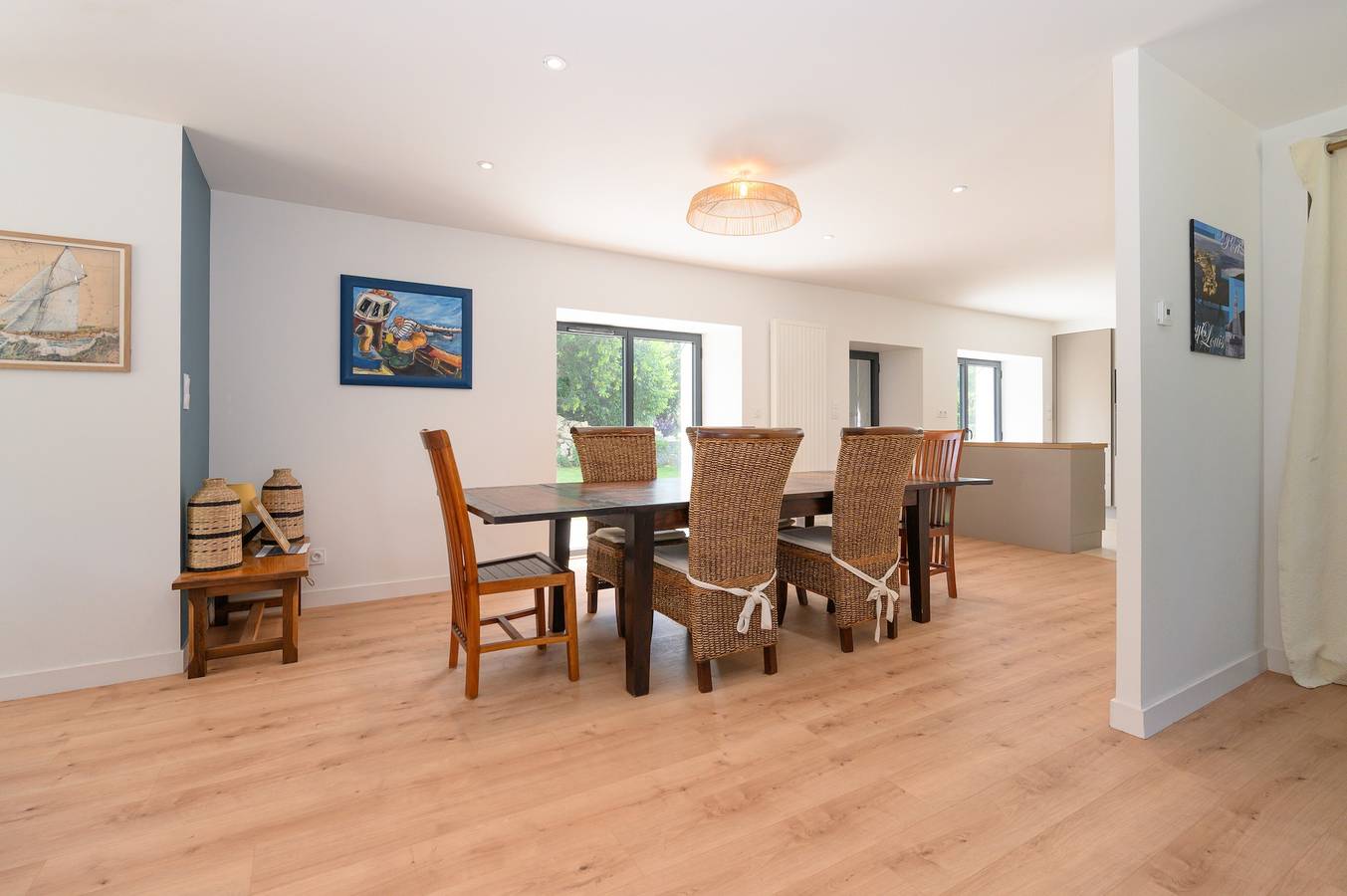 Ferienhaus 'Riantec' mit privater Terrasse, Garten und Wlan in Riantec, Côte des Mégalithes