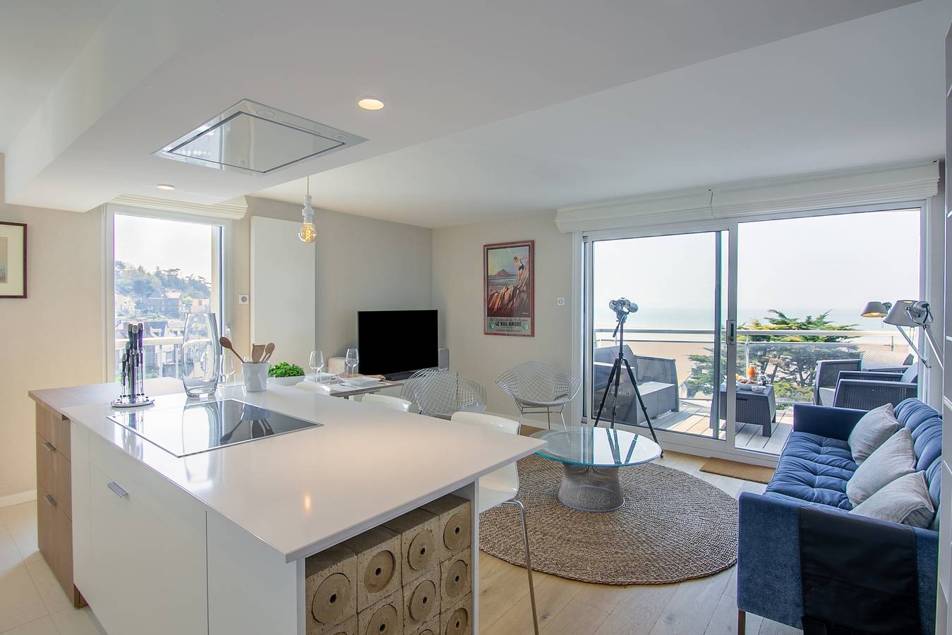 Entire apartment, L'Observatoire - Magnifique appartement avec balcon vue mer in Pléneuf-Val-André, Côte d’Émeraude