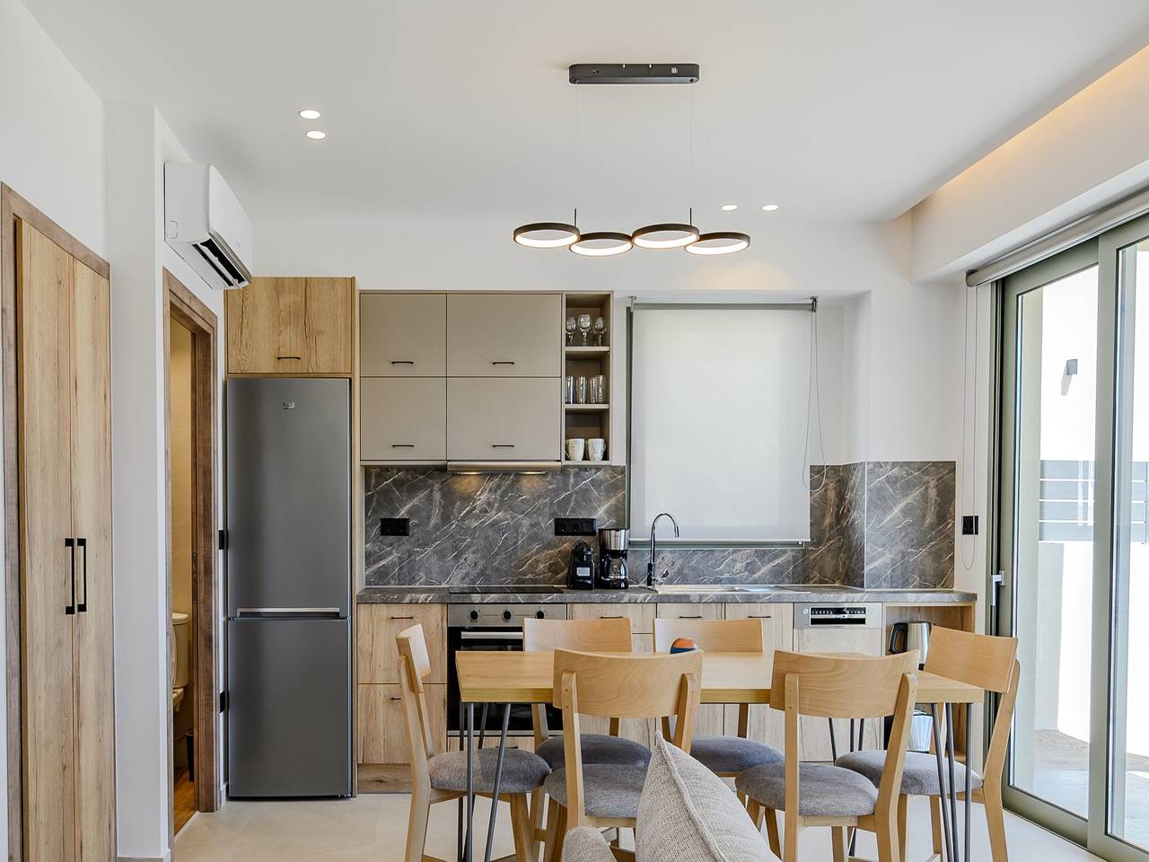 Villa in Mariou mit Pool und Ausblick in Rethymno und Umgebung