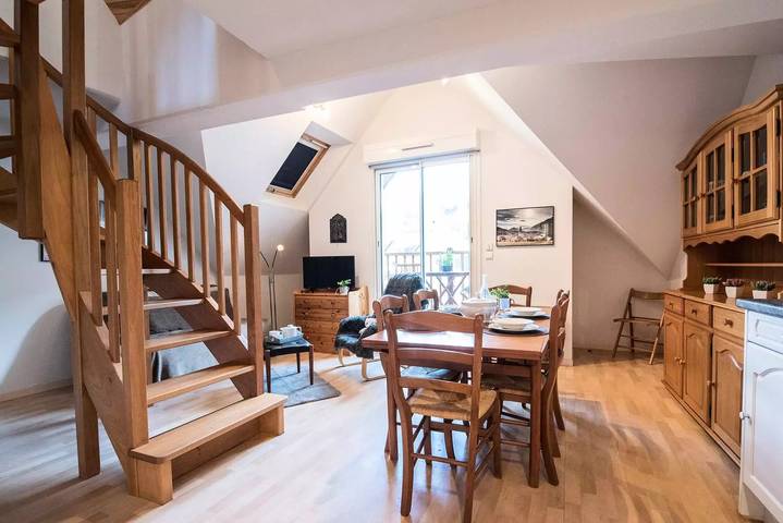 Appartement de vacances pour 6 personnes, avec vue et balcon