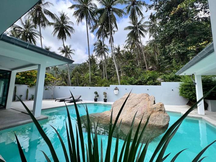 Location de vacances pour 10 personnes, avec terrasse ainsi que piscine et vue dans Koh Samui - 2