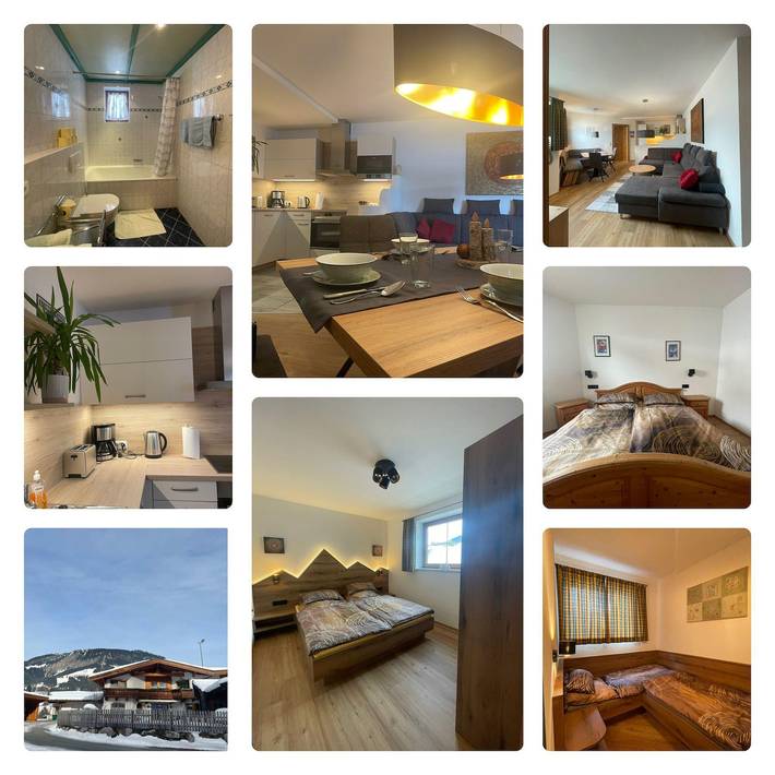Ferienwohnung für 8 Personen, mit Terrasse und Garten sowie Pool in Fieberbrunn - 4