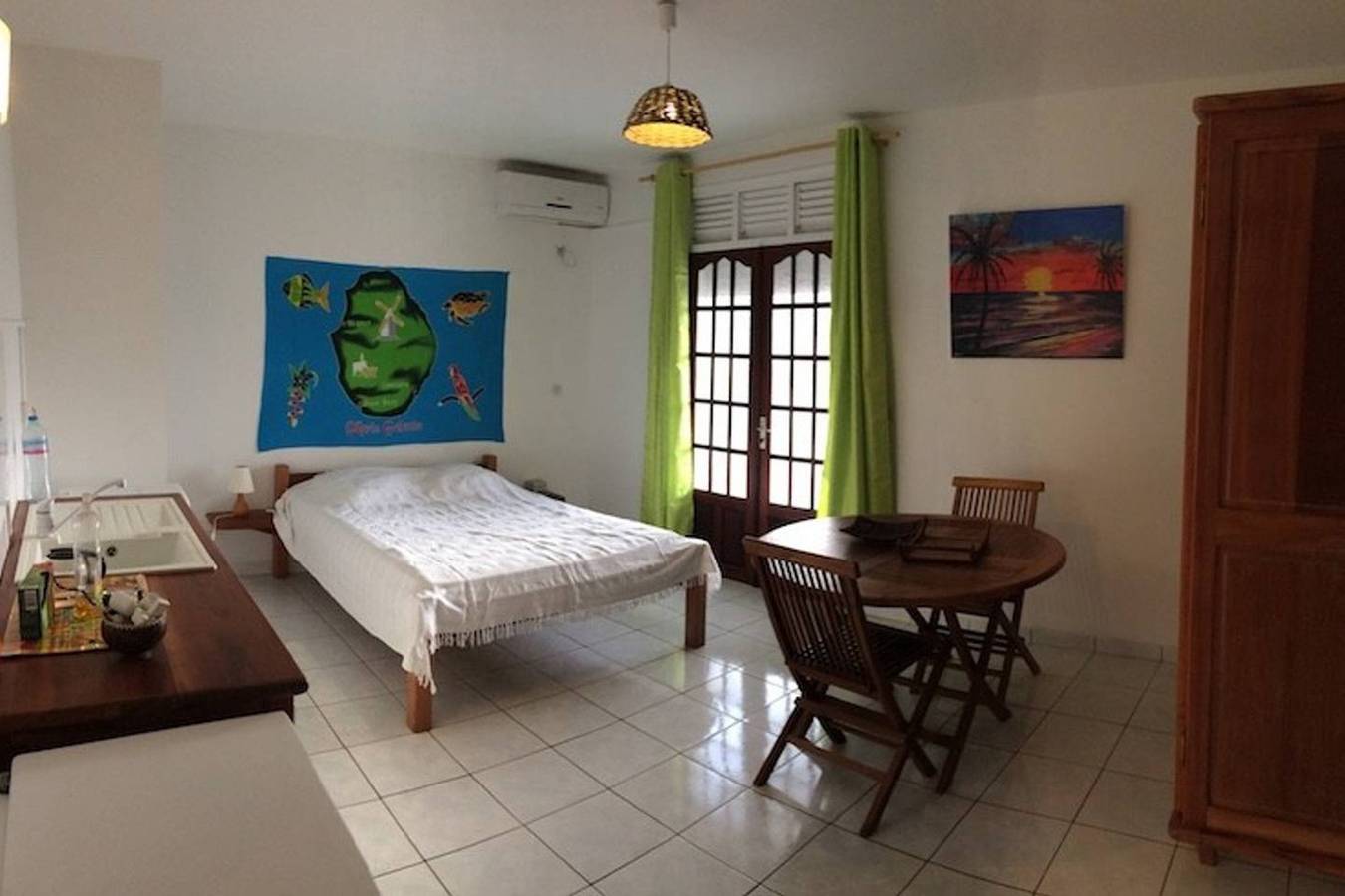 Entire studio, Cozy studio in Capesterre-de-Marie-Galante 20 m² with terrace in Capesterre-de-Marie-Galante, Guadeloupe (Caribbean)
