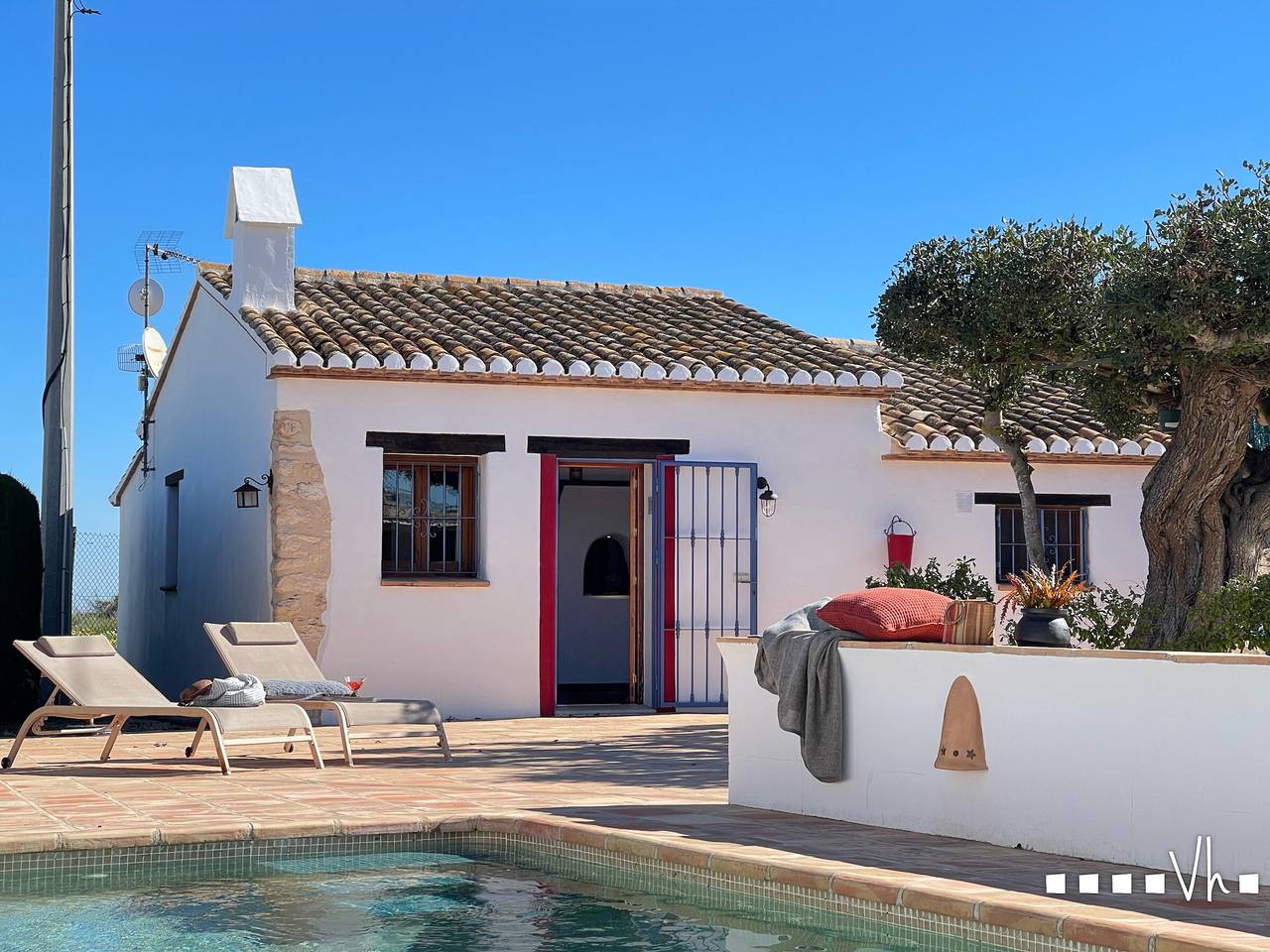 Encantadora finca rústica con piscina privada y aire acondicionado en Moraira in Teulada, Costa Blanca