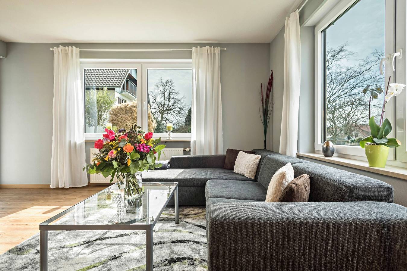 Ganze Wohnung, Ferienwohnung 'Fewo Hotz Am Golfclub Lindau 2a' mit Bergblick, privater Terrasse und Wlan in Lindau, Bayerisch Schwaben