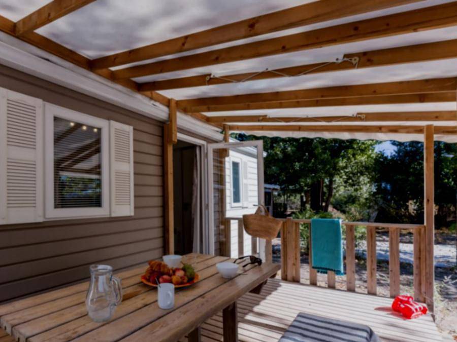 Camping l'Etoile de Mer - Mobilhome 4 personas - Mobil-home Cocoon+ 4personnes 2chambres 26m² (2 dormitorios) in Sérignan, Costa mediterránea (Francia)