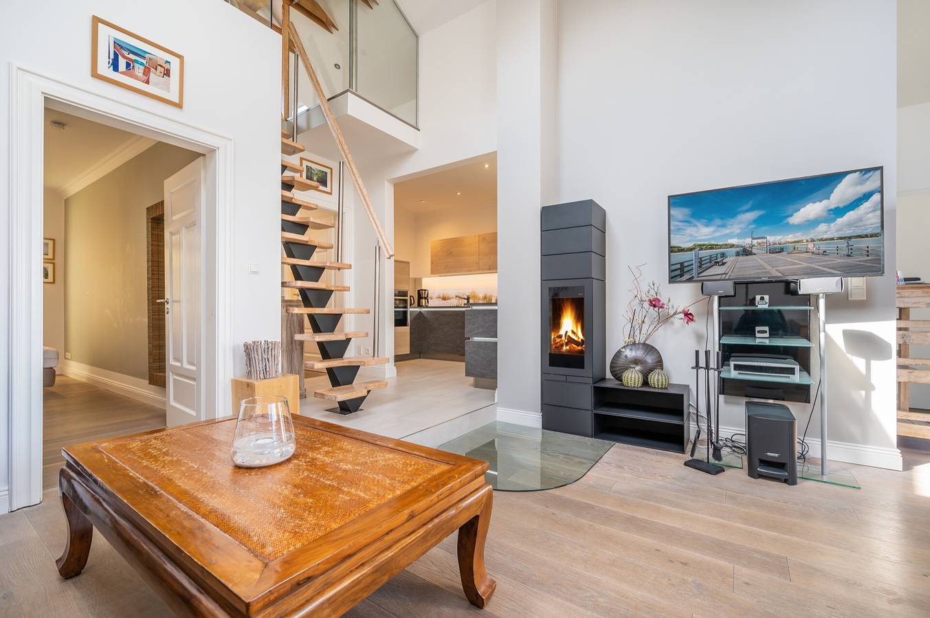 Ganze Wohnung, Apartment „Halbinsel Wittow“ mit Balkon und Wlan in Ostseebad Binz, Binz