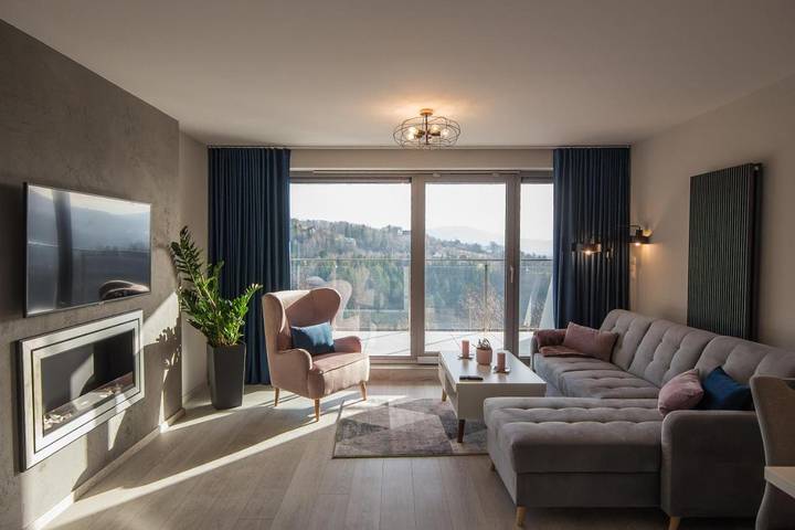 Ośrodek wypoczynkowy dla 3 osób, z Balkon i Taras oraz Widok w Wisła