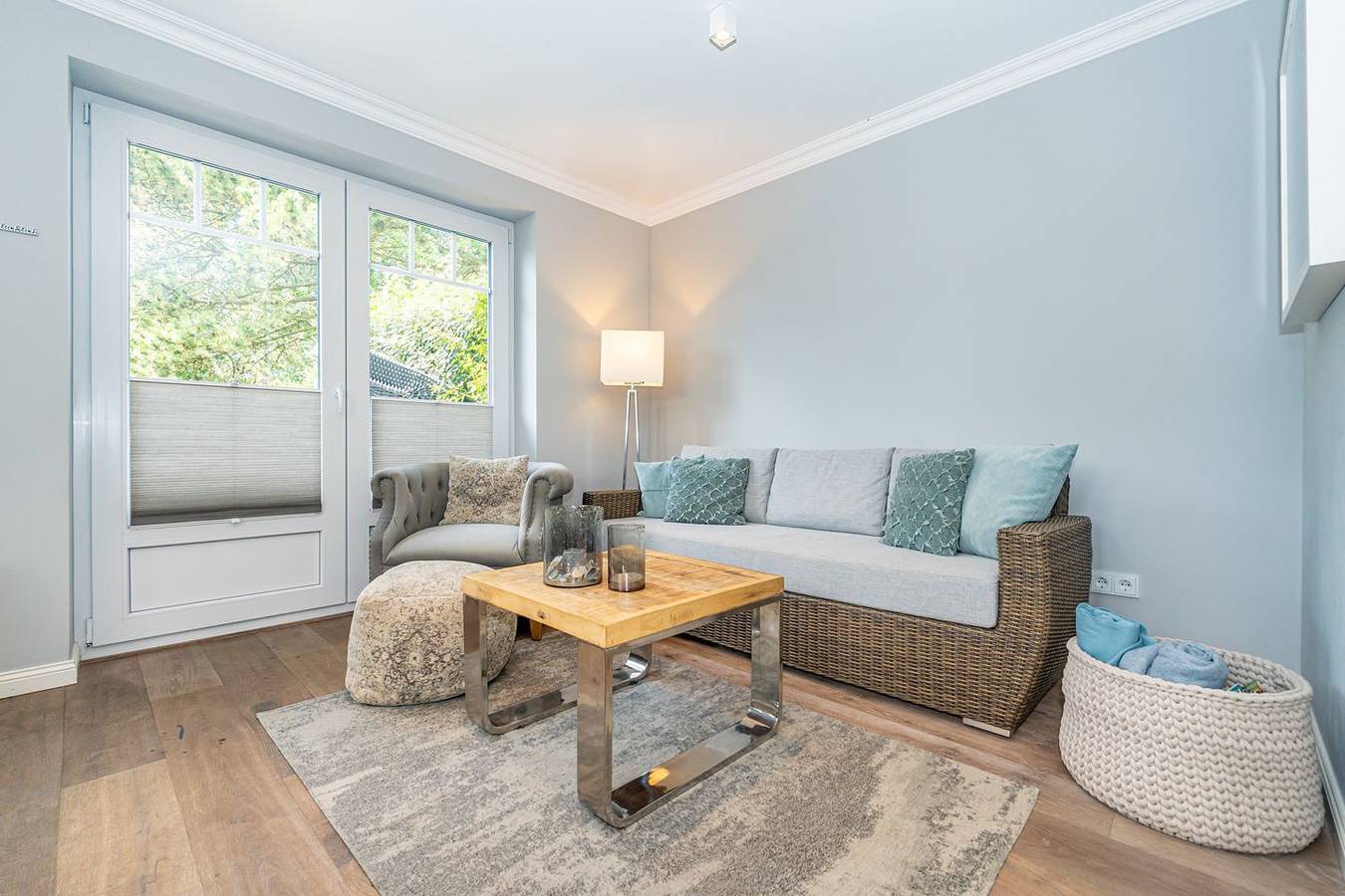Ganze Wohnung, 3-Zimmer-Ferienwohnung im Strandhausstil mit eigener Sauna. in Westerland, Sylt (Gemeinde)
