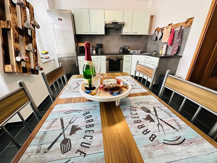 Ferienwohnung für 3 Personen, mit Terrasse und Garten sowie Ausblick in Grünhainichen - 4