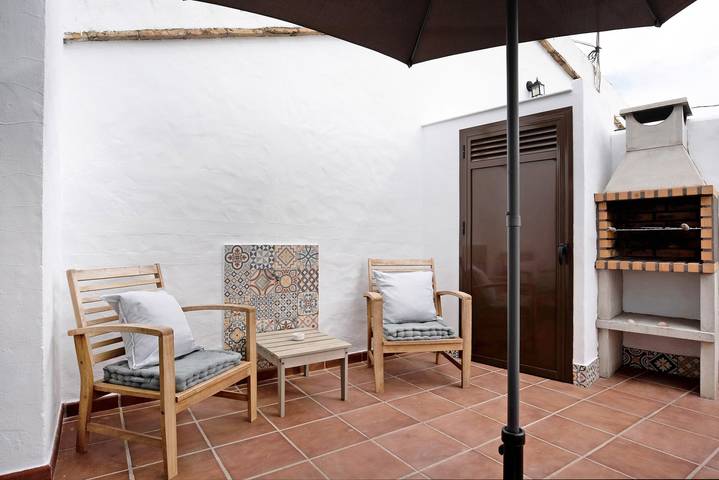 Estudio 'Clara 1' cerca del mar con terraza y Wi-Fi in Conil de la Frontera, Costa de la Luz