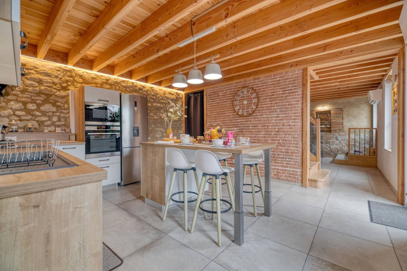 Casa de vacaciones 'Les Echaunes' con terraza privada, Wi-Fi y aire acondicionado in Caraman, Lauragais