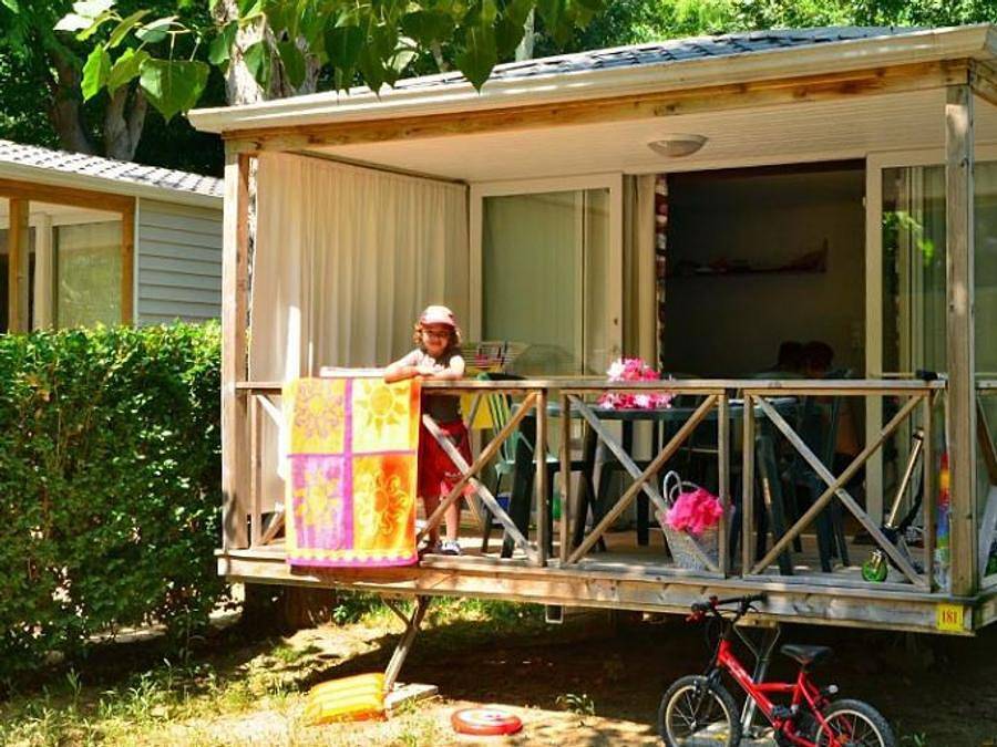 Camping Le Beauséjour - Mobilhome 4 personnes - Cocoon+ 4 personne 2 chambres 24m² in Côte Vermeille, Argelès-sur-Mer