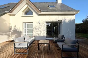 Maison De Vacances pour 8 Personnes dans Larmor-Plage, Région de Lorient, Photo 1