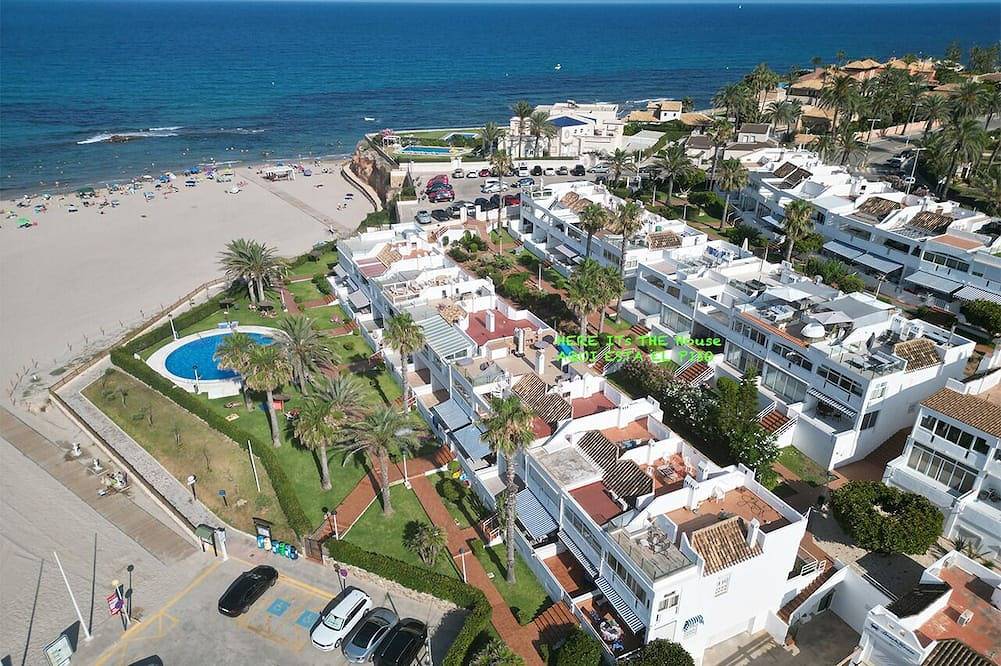 Direkt am Strand von Cala Capitán – maximal 4 Personen in Playa Cala Bosque (Orihuela), Orihuela