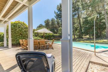 Villa pour 10 personnes, avec balcon et piscine à Moliets-et-Maa
