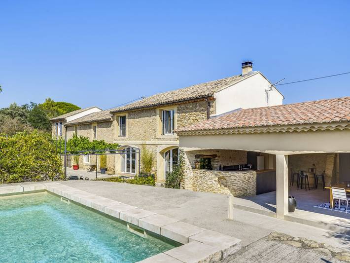 Maison de vacances pour 8 personnes à Uchaux