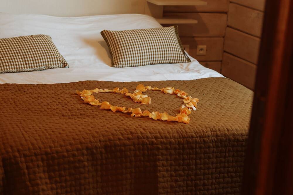 Modern wooden chalet with heated swimming pool, jacuzzi, spa and sauna in Saissac, Carcassonne region