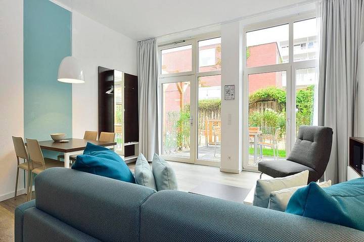 Ferienwohnung für 3 Personen, mit Sauna und Terrasse, mit Haustier auf Wangerooge