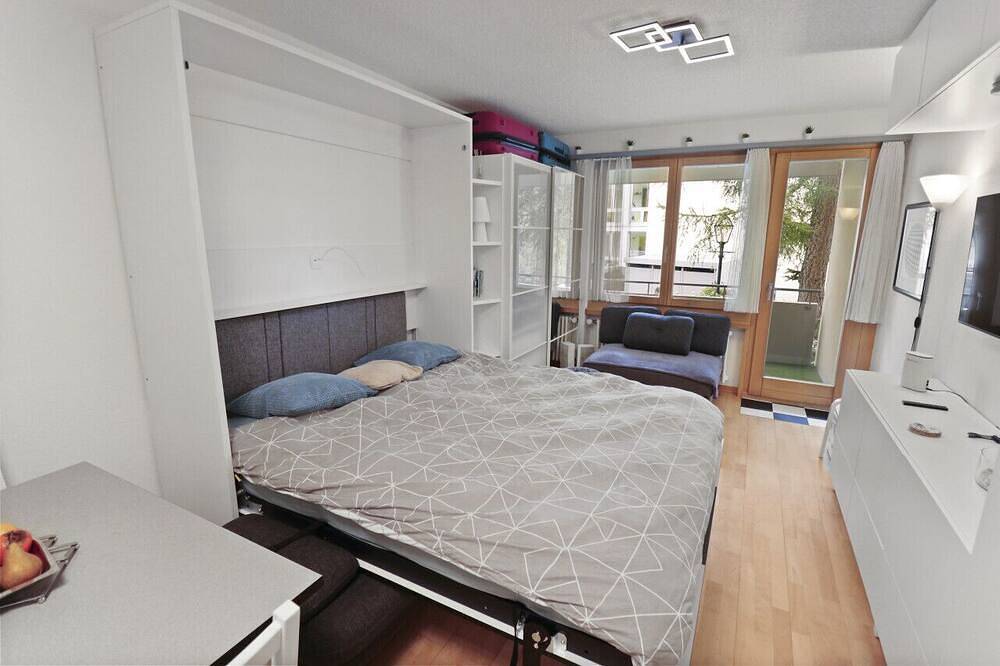 Ganze Wohnung, Studio Chaleureux Avec vue sur les Montagnes in Leukerbad, Leukerbad & Umgebung