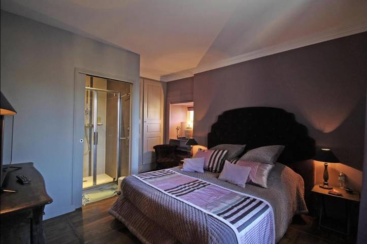 Location de vacances pour 2 personnes, avec jardin et piscine ainsi que terrasse et vue à La Porcherie - 4