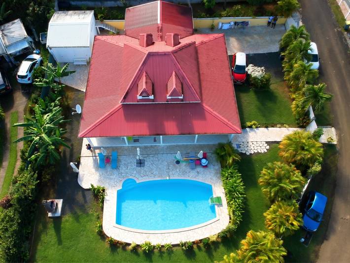 Appartement de vacances pour 4 personnes, avec terrasse ainsi que jardin et piscine - 1